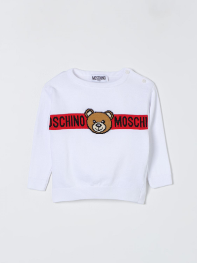 Moschino Baby Sweater  Kids Color White