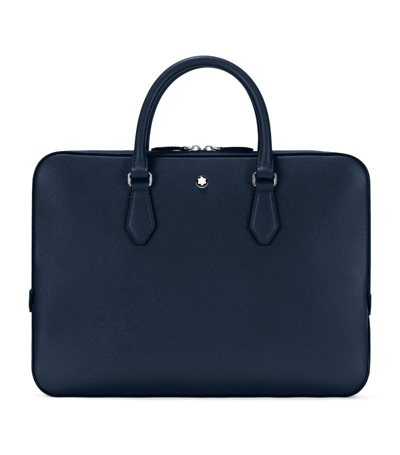 Montblanc Sartorial Thin Document Case In Blue