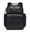 TUMI ALPHA 3 BUSINESS LEATHER BACKPACK