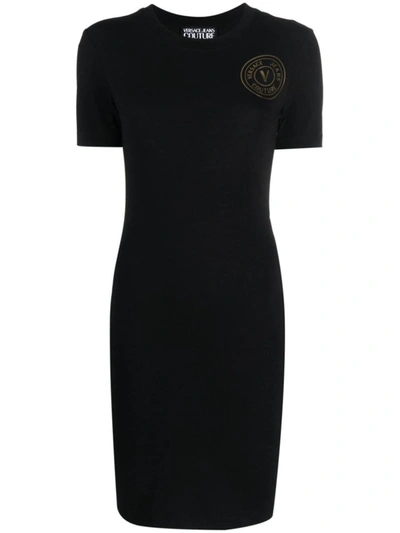 Versace Jeans Couture Dresses In Black