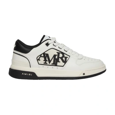 Amiri Classic Lowtop Sneakers In White_black