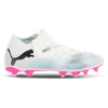 Puma Future 7 Ultimate Firm Ground/artificial Ground Men's Soccer Cleats Shoes In White- Black-poison Pink