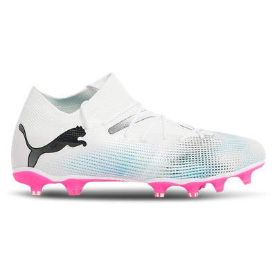 Puma Future 7 Ultimate Firm Ground/artificial Ground Men's Soccer Cleats Shoes In  White/ Black/poison Pink