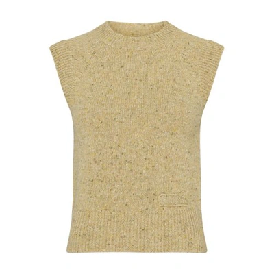 Ami Alexandre Mattiussi Sleeveless Sweater In Sauge