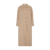 Anine Bing Randy Maxi Trench In Taupe