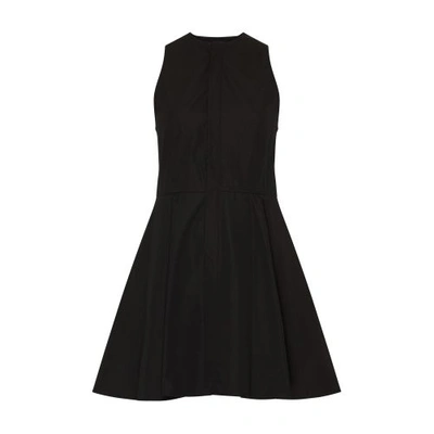 Ami Alexandre Mattiussi Short Dress With Hidden Tab Black For Women