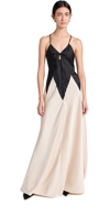 ROSIE ASSOULIN V GOWN BLACK