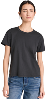 Perfectwhitetee Cotton Boxy Crew Tee Vintage Black