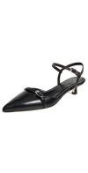 AEYDE MELIA NAPPA LEATHER HEELS BLACK