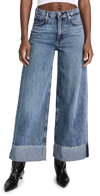 RAG & BONE SOFIE CROP CUFF JEANS PEBBLES