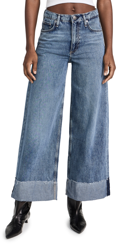 Rag & Bone Indigo Sofie Jeans In Pebbles