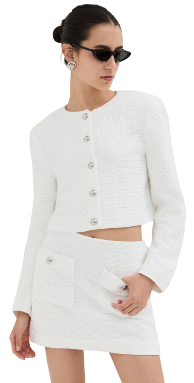 Reformation Trista Jacket White