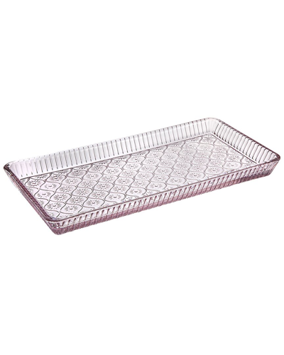 Godinger Claro Pink Tray