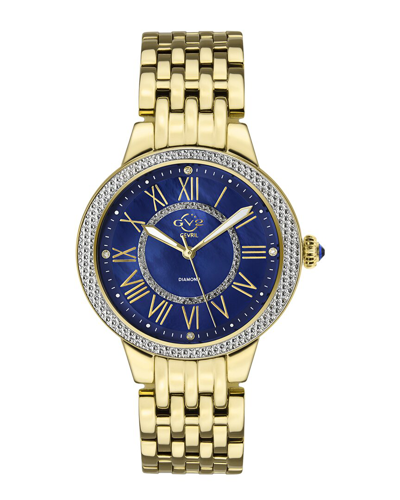Gv2 Astor Ii Women's Diamond Swiss Watch In Gold