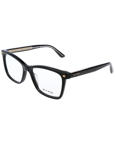 Etro Unisex Et2603 52mm Optical Frames In Black