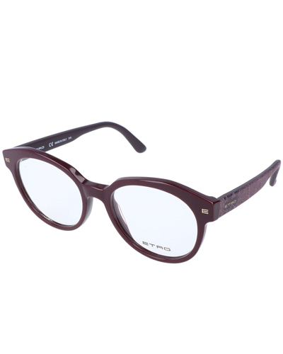 Etro Unisex Et2611 52mm Optical Frames In Purple