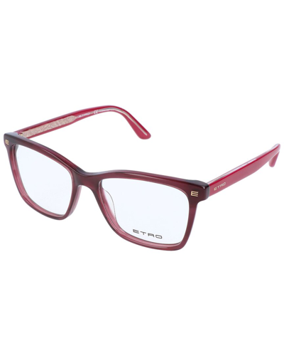 Etro Women's Et2603 52mm Optical Frames In Pink