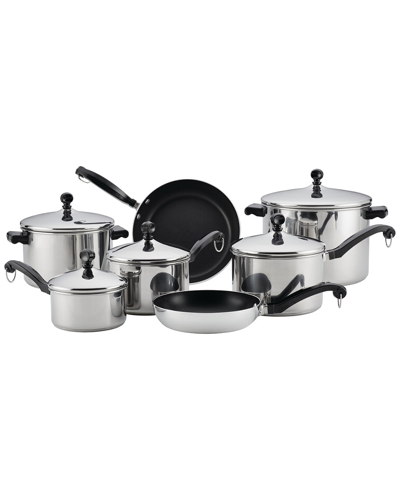 Farberware Classic Series Stainless Steel Cookware Set In Metallic