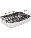 Anolon Tri-ply Clad 2pc Roaster Set