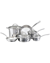 FARBERWARE FARBERWARE MILLENNIUM STAINLESS STEEL 10PC COOKWARE SET