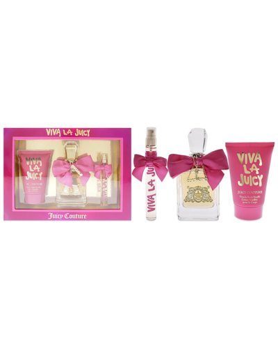 Juicy Couture Viva La Juicy 3pc Gift Set In White