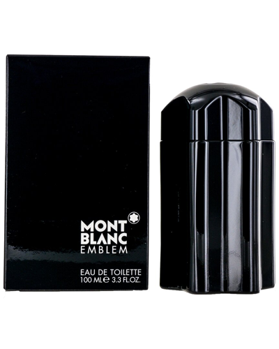 Montblanc Men's Emblem 3.3oz Edt Spray In White