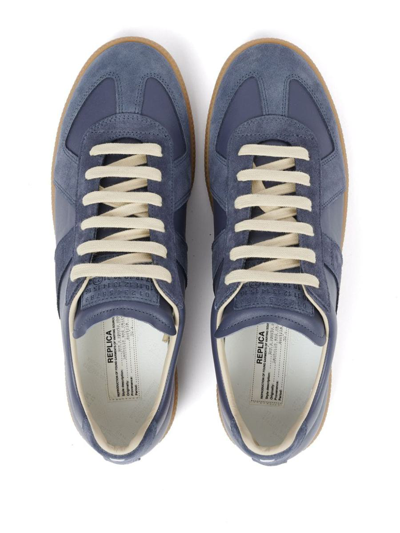 Maison Margiela Replica Sneakers In Light Blue