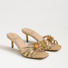 SAM EDELMAN SAM EDELMAN POSEY KITTEN HEEL MULE GOLD PRINT