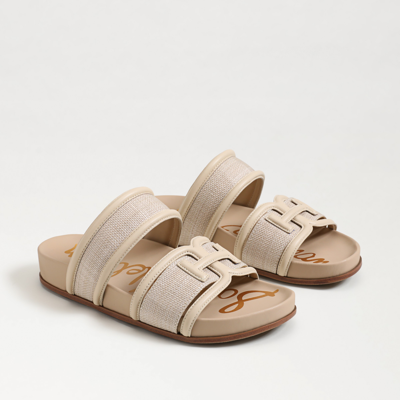 SAM EDELMAN SAM EDELMAN ROWAN SLIDE FOOTBED SANDAL LINEN WEAVE