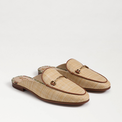 Sam Edelman Linnie Bit Mule Bleached Beechwood Weave In Beige