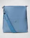 Callista Iconic Slim Messenger Crossbody Bag In Light Blue