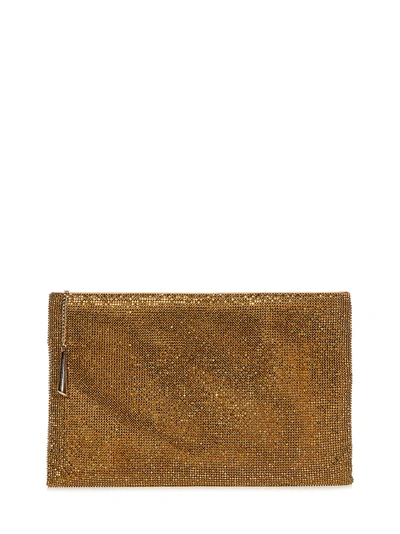 Benedetta Bruzziches La Luisa Rhinestoned Clutch Bag In Oro