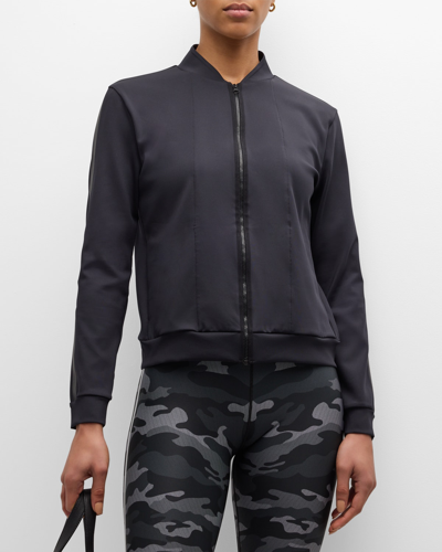 Ultracor Lux Pace Bomber Jacket In Nero Nero