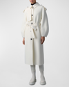 MACKAGE CEYLA BELTED HANDMADE DOUBLE-FACE VIRGIN WOOL COAT