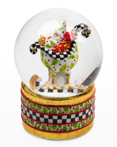 Patience Brewster Dash Away Sleigh Christmas Snow Globe In Multi