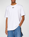 Diesel T-just-doval-pj Cotton T-shirt In Bright White