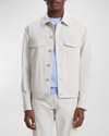 Theory River Trucker Jacket In Neoteric Twill In Limestone