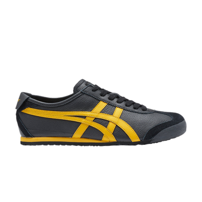 Pre-owned Onitsuka Tiger Mexico 66 'black Yellow'