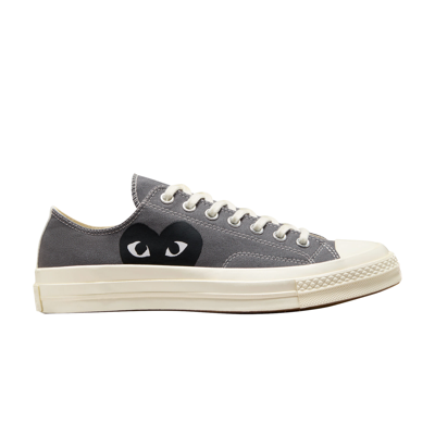 Pre-owned Converse Comme Des Garçons Play X Chuck 70 Low 'steel Gray' In Grey