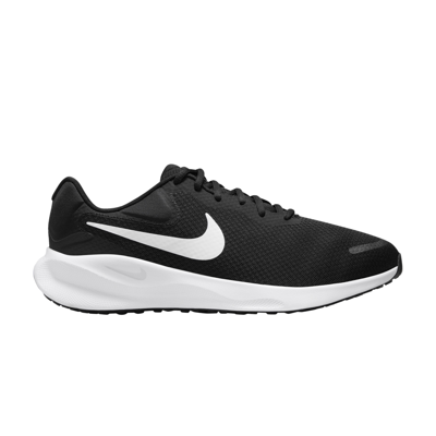 Pre-owned Nike Revolution 7 Extra Wide 'black White'