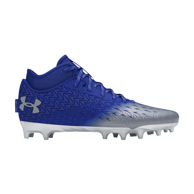 Pre-owned Under Armour Spotlight 4 Mc 'team Royal Metallic Silver' In Blue