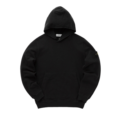 Pre-owned Stone Island Logo Patch Hoodie 'black'