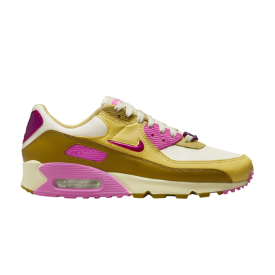 Pre-owned Nike Wmns Air Max 90 Se 'dance - Bronzine Pink' In Gold