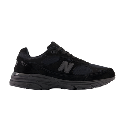 Pre-owned New Balance Wmns 993 Made In Usa 'triple Black'