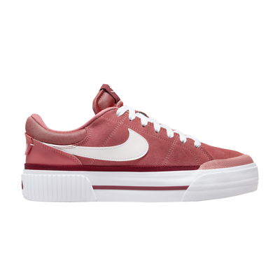 Pre-owned Nike Wmns Court Legacy Lift 'valentine's Day 2024' In Red