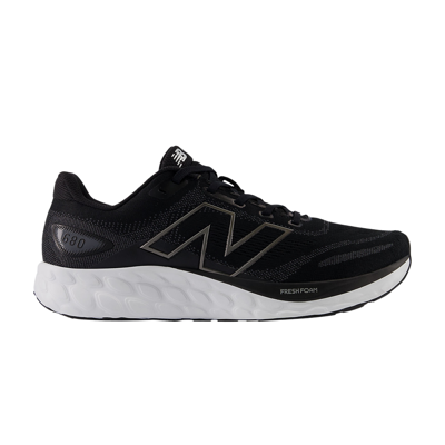 Pre-owned New Balance Fresh Foam 680v8 2e Wide 'black Magnet'