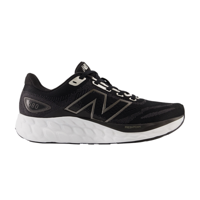 Pre-owned New Balance Wmns Fresh Foam 680v8 Wide 'black Light Gold Metallic'