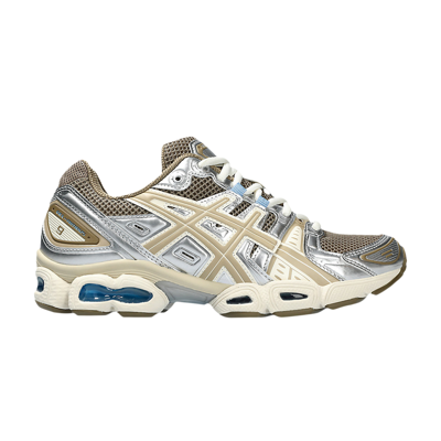 Pre-owned Asics Wmns Gel Nimbus 9 'pepper Wood Crepe' In Cream