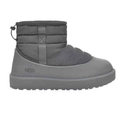 Pre-owned Ugg Classic Mini Pull-on Weather 'metal' In Grey