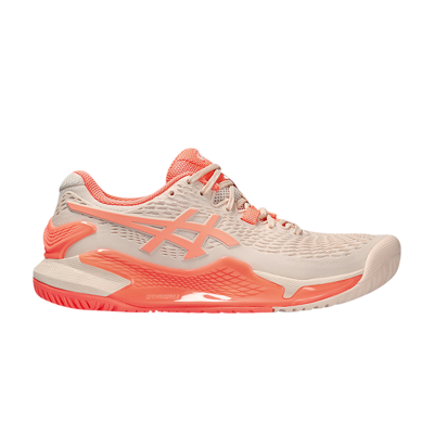 Pre-owned Asics Wmns Gel Resolution 9 'pearl Pink Sun Coral'